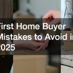 First Home Buyer Mistakes to Avoid in 2025